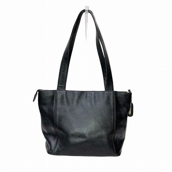 Chanel Chanel Chanel Caviar Coco Mark Tote Shoulder Bag Leather Tote Bag in Good Condition Size ONE SIZE - 2 Thumbnail