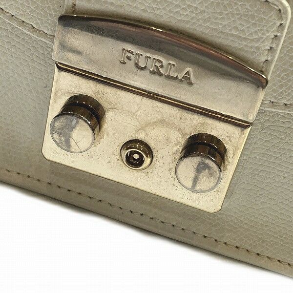 Furla Furla Furla Metropolis Leather Shoulder Bag Leather Crossbody Bag in Good Condition Size ONE SIZE - 7 Thumbnail