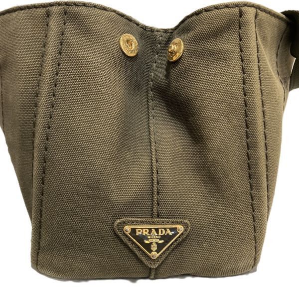 Prada Prada Prada Canvas Canapa Mini 2WAY Tote Bag Canvas Tote Bag in Good Condition Size ONE SIZE - 9 Thumbnail