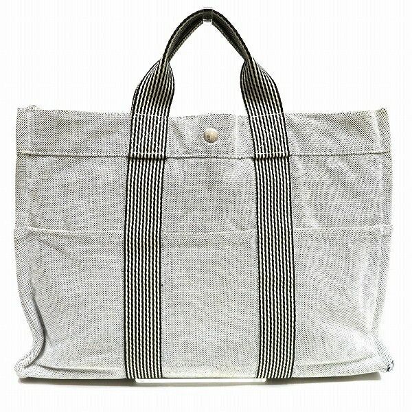 Hermes Hermes Hermes Canvas New Fourre-Tout MM Handbag Canvas Handbag in Good Condition Size ONE SIZE - 2 Thumbnail