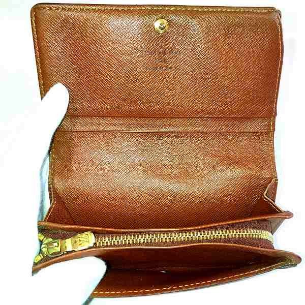 Louis Vuitton Louis Vuitton Louis Vuitton Monogram Wallet M61730 Canvas Short Wallet M61730 in Fair Condition Size ONE SIZE - 2 Thumbnail
