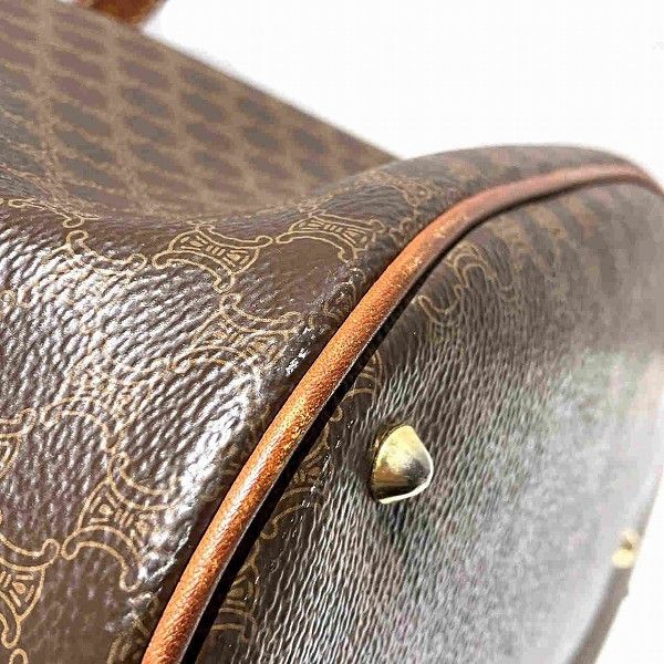Celine Celine Celine Macadam Bag PVC Leather Shoulder Handbag Canvas Shoulder Bag in Fair Condition Size ONE SIZE - 4 Thumbnail