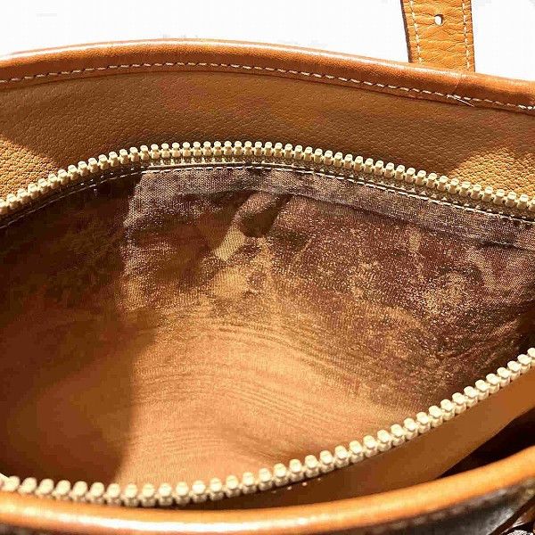 Celine Celine Celine Macadam Bag PVC Leather Shoulder Handbag Canvas Shoulder Bag in Fair Condition Size ONE SIZE - 8 Thumbnail