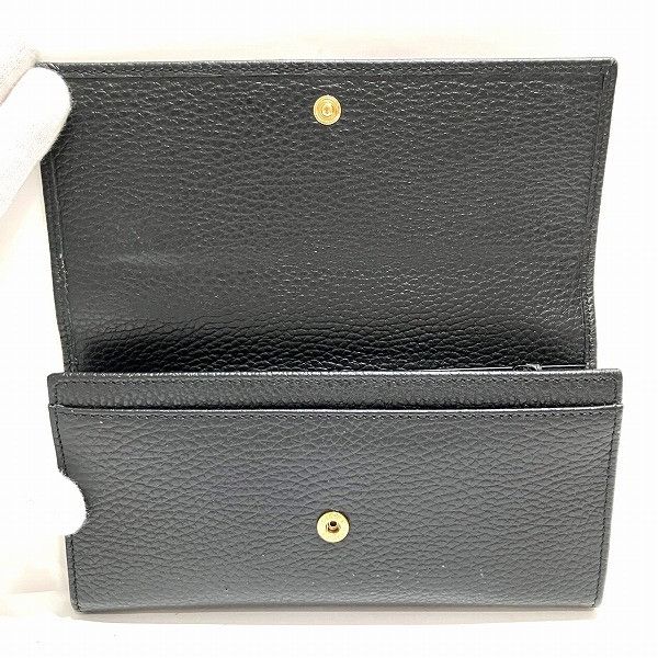 Gucci Gucci Gucci Leather Petit Marmont Bifold Wallet Leather Long Wallet 456116 in Good Condition Size ONE SIZE - 2 Thumbnail