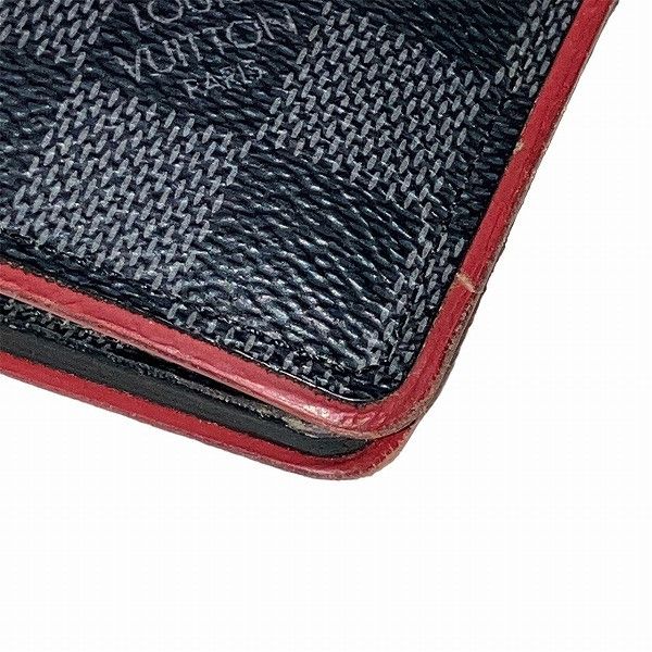 Louis Vuitton Louis Vuitton Louis Vuitton Damier Graphite Wallet N63260 Canvas Short Wallet N63260 in Good Condition Size ONE SIZE - 9 Thumbnail