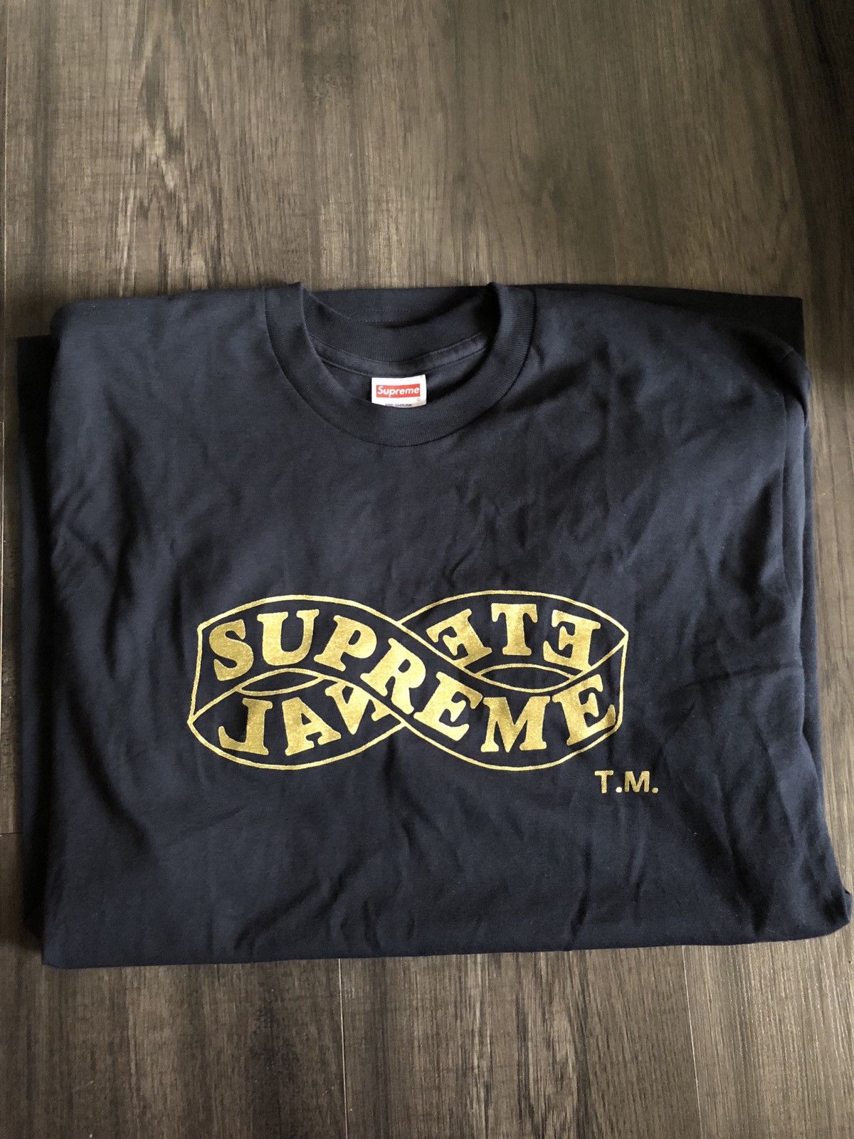 Supreme eternal tee black online