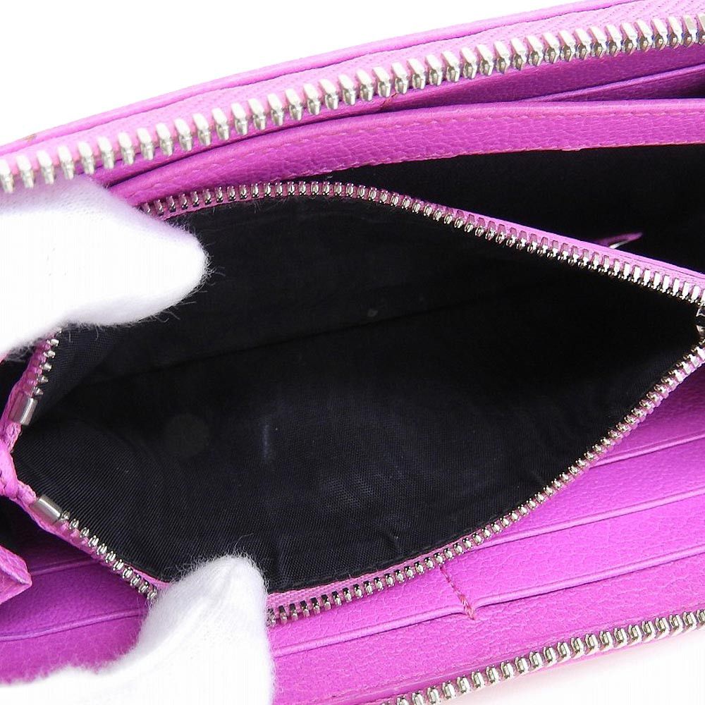 Balenciaga Balenciaga Balenciaga Classic Metallic Edge Continental Wallet Leather Long Wallet 390187 in Very Good Condition Size ONE SIZE - 5 Thumbnail