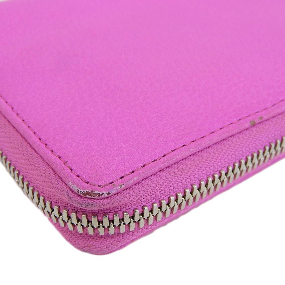 Balenciaga Balenciaga Balenciaga Classic Metallic Edge Continental Wallet Leather Long Wallet 390187 in Very Good Condition Size ONE SIZE - 3 Thumbnail