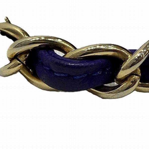 Chanel Chanel Chanel Matelasse Mini Chain Handbag Purple Leather Handbag 1106125 in Great Condition Size ONE SIZE - 9 Thumbnail