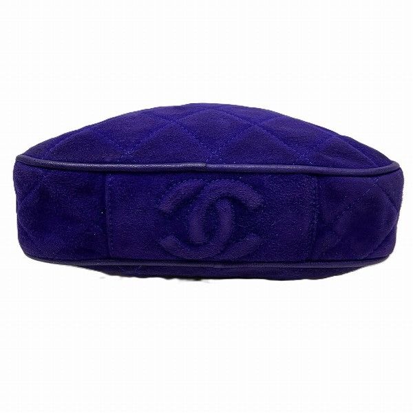 Chanel Chanel Chanel Matelasse Mini Chain Handbag Purple Leather Handbag 1106125 in Great Condition Size ONE SIZE - 3 Thumbnail