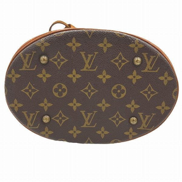 Louis Vuitton Louis Vuitton Louis Vuitton Monogram Petit Bucket Tote Bag Canvas Tote Bag M42238 Size ONE SIZE - 3 Thumbnail