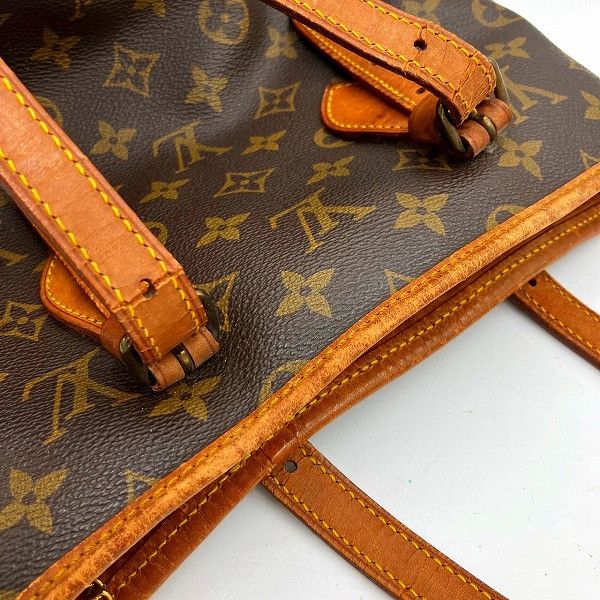 Louis Vuitton Louis Vuitton Louis Vuitton Monogram Petit Bucket Tote Bag Canvas Tote Bag M42238 Size ONE SIZE - 7 Thumbnail