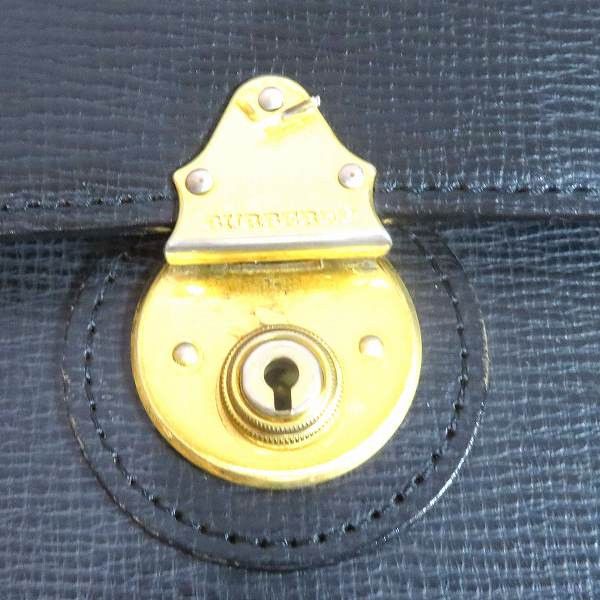 Burberry Burberry Burberry Leather Briefcase Business Bag Leather Business Bag in Good Condition Size ONE SIZE - 9 Thumbnail