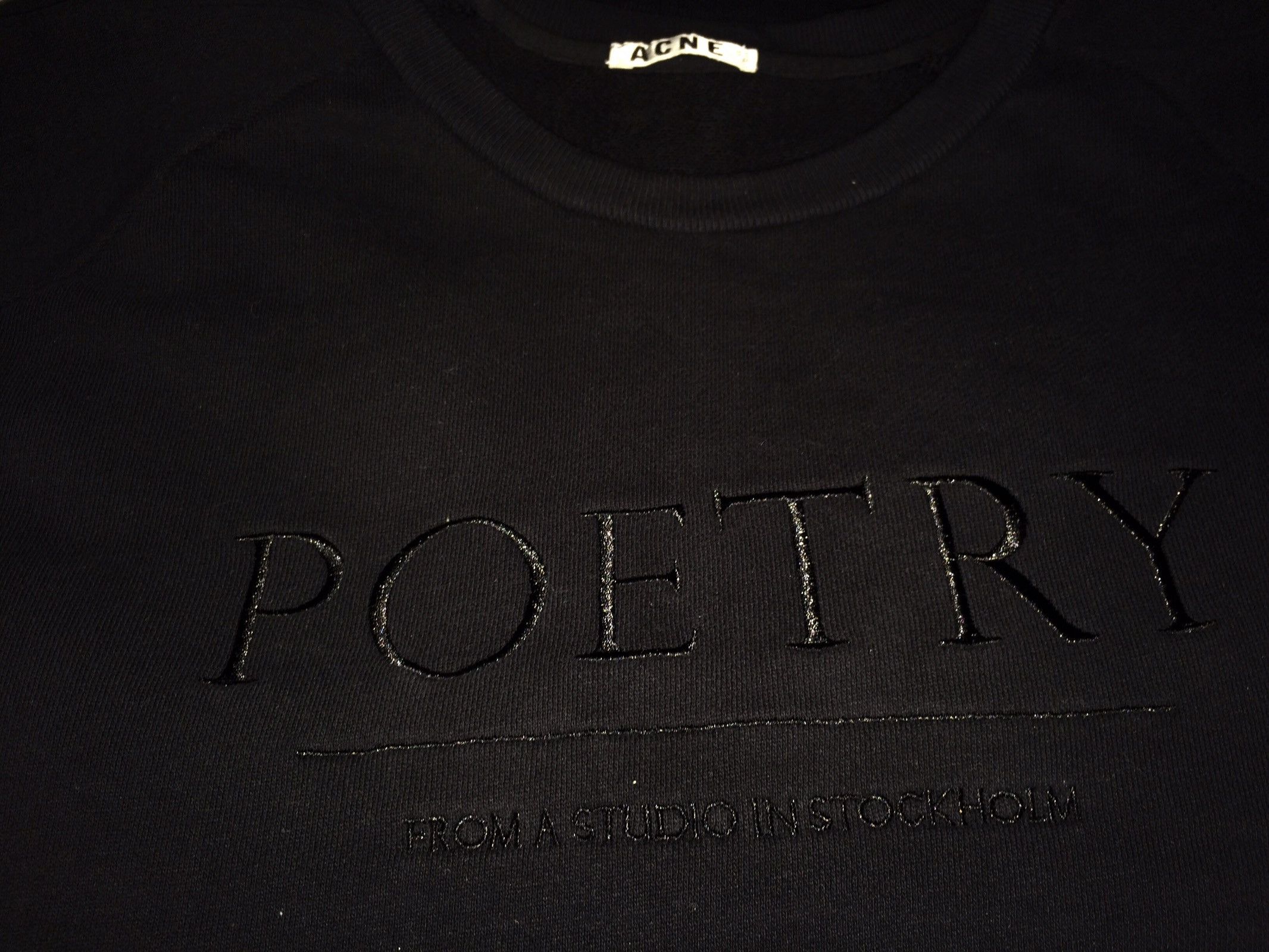 Acne Studios Brian Embroid AW13 Poetry Acne Studios