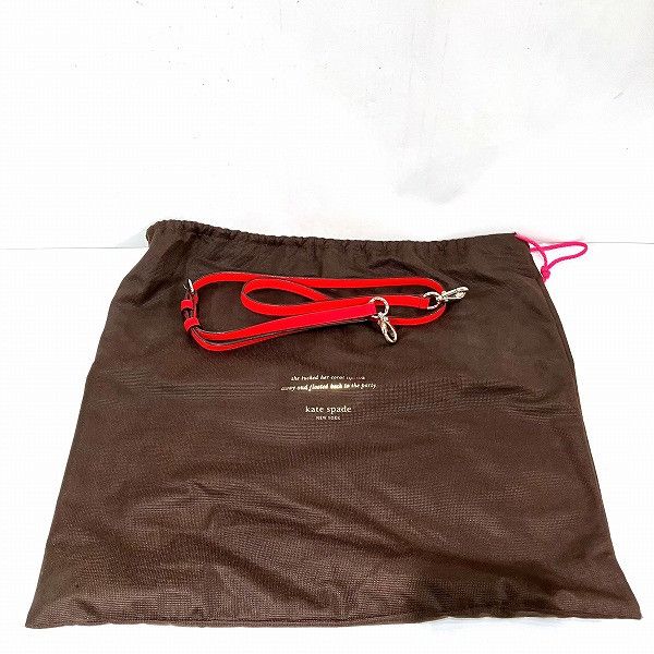 Kate Spade Kate Spade Kate Spade 2way Leather Red Handbag Leather Handbag in Great Condition Size ONE SIZE - 7 Thumbnail