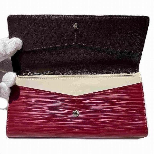 Louis Vuitton Louis Vuitton Louis Vuitton Epi Portefeuille Flore Wallet M60364 Leather Long Wallet M60364 in Good Condition Size ONE SIZE - 2 Thumbnail