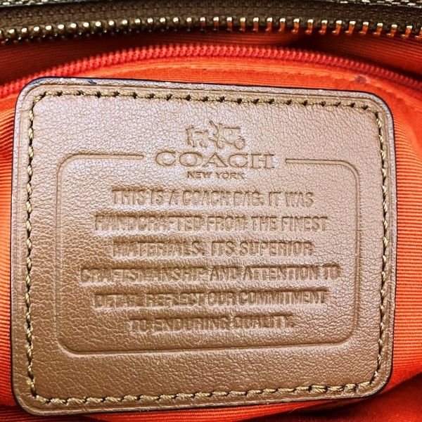 Coach Coach Coach Varsity Stripe City Zip Tote Bag F38405 Canvas Tote Bag F38405 in Good Condition Size ONE SIZE - 5 Thumbnail
