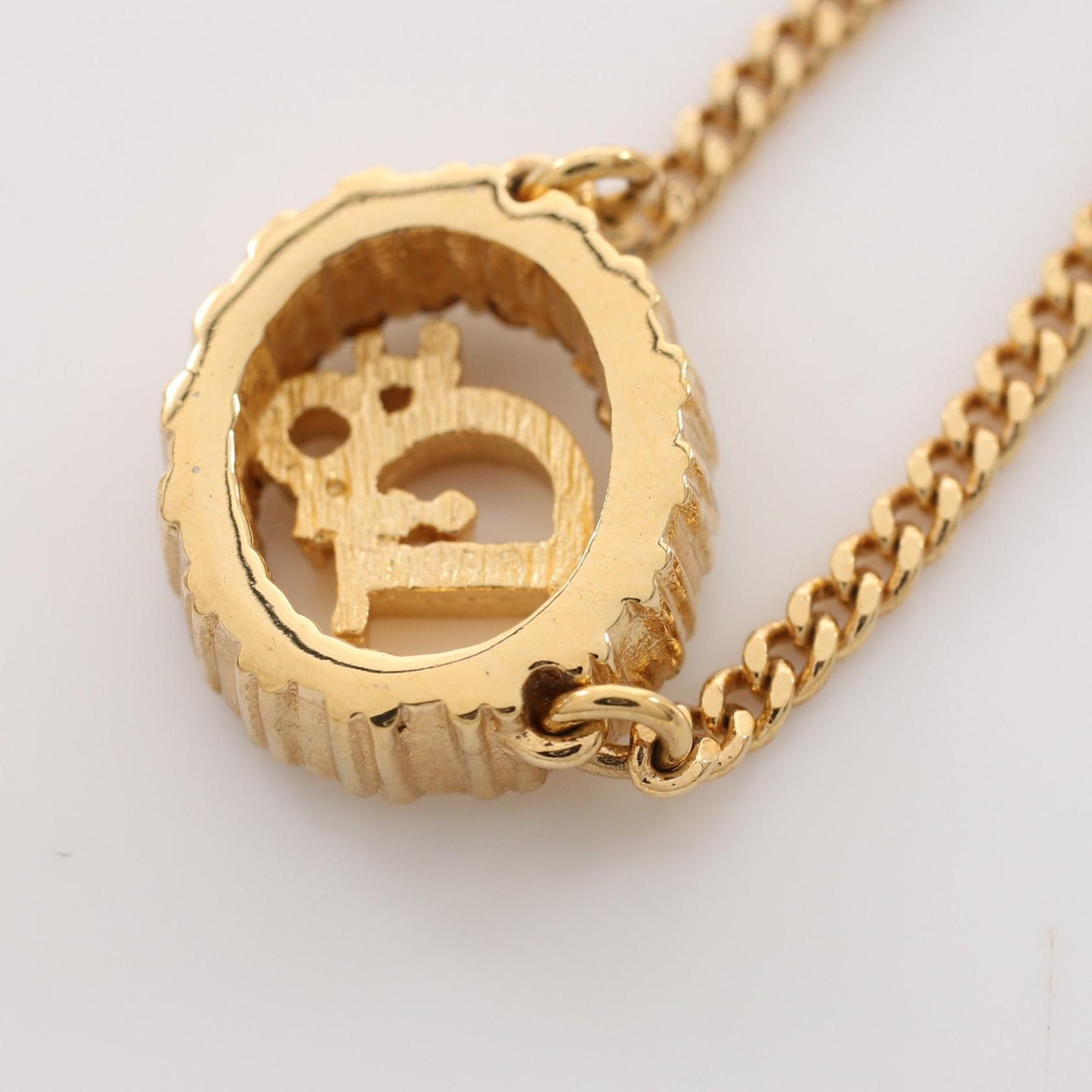 Dior Dior Logo Rhinestone Chain Necklace Metal Necklace in Great Condition Size ONE SIZE - 7 Thumbnail