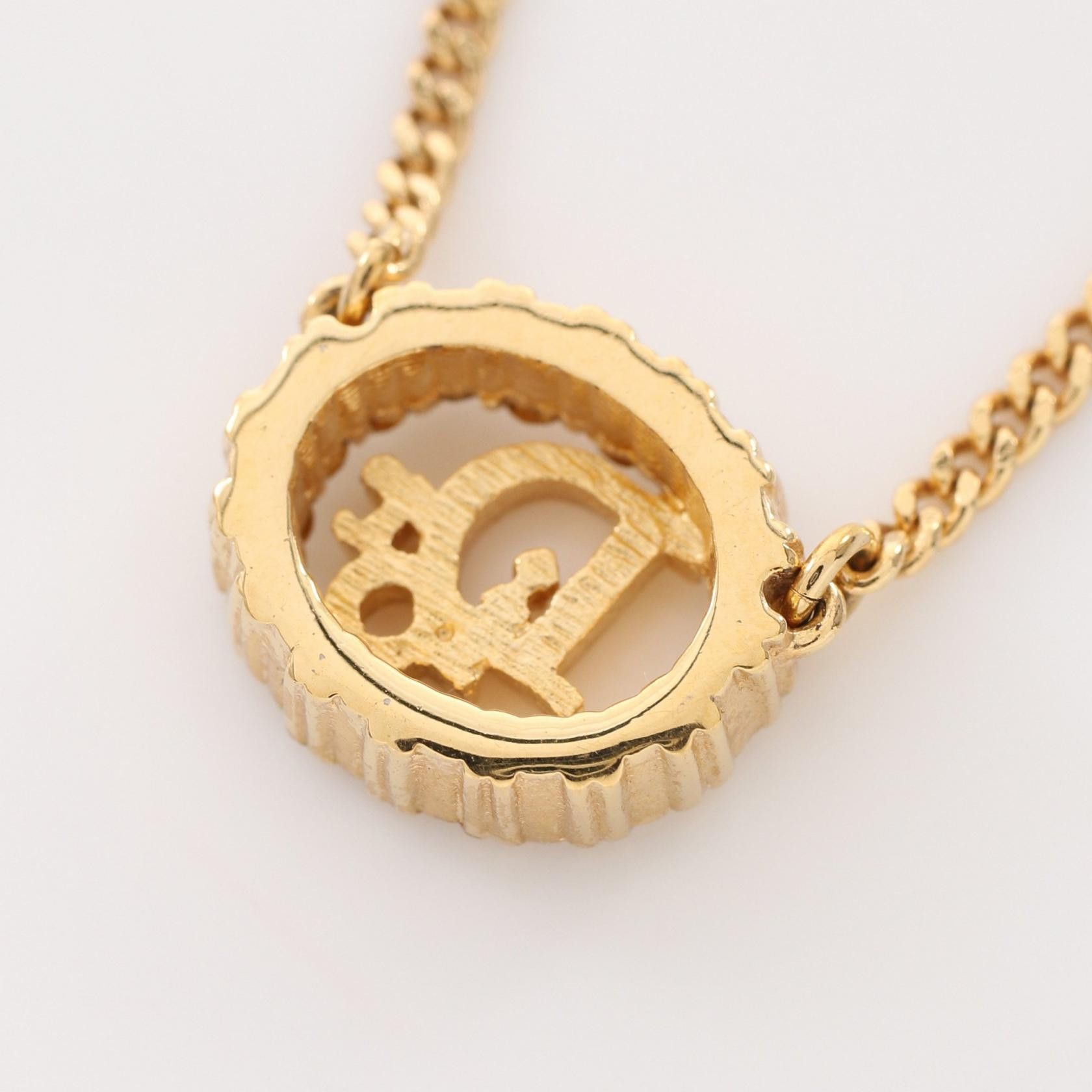 Dior Dior Logo Rhinestone Chain Necklace Metal Necklace in Great Condition Size ONE SIZE - 2 Thumbnail