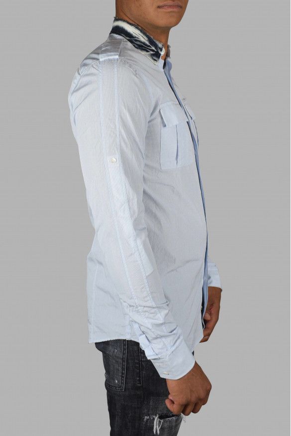 Balmain Shirt with denim collar Size US S / EU 44-46 / 1 - 4 Thumbnail