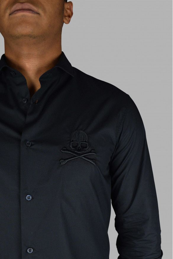 Philipp Plein Diamond Cut LS Skull Shirt Size US XS / EU 42 / 0 - 3 Thumbnail