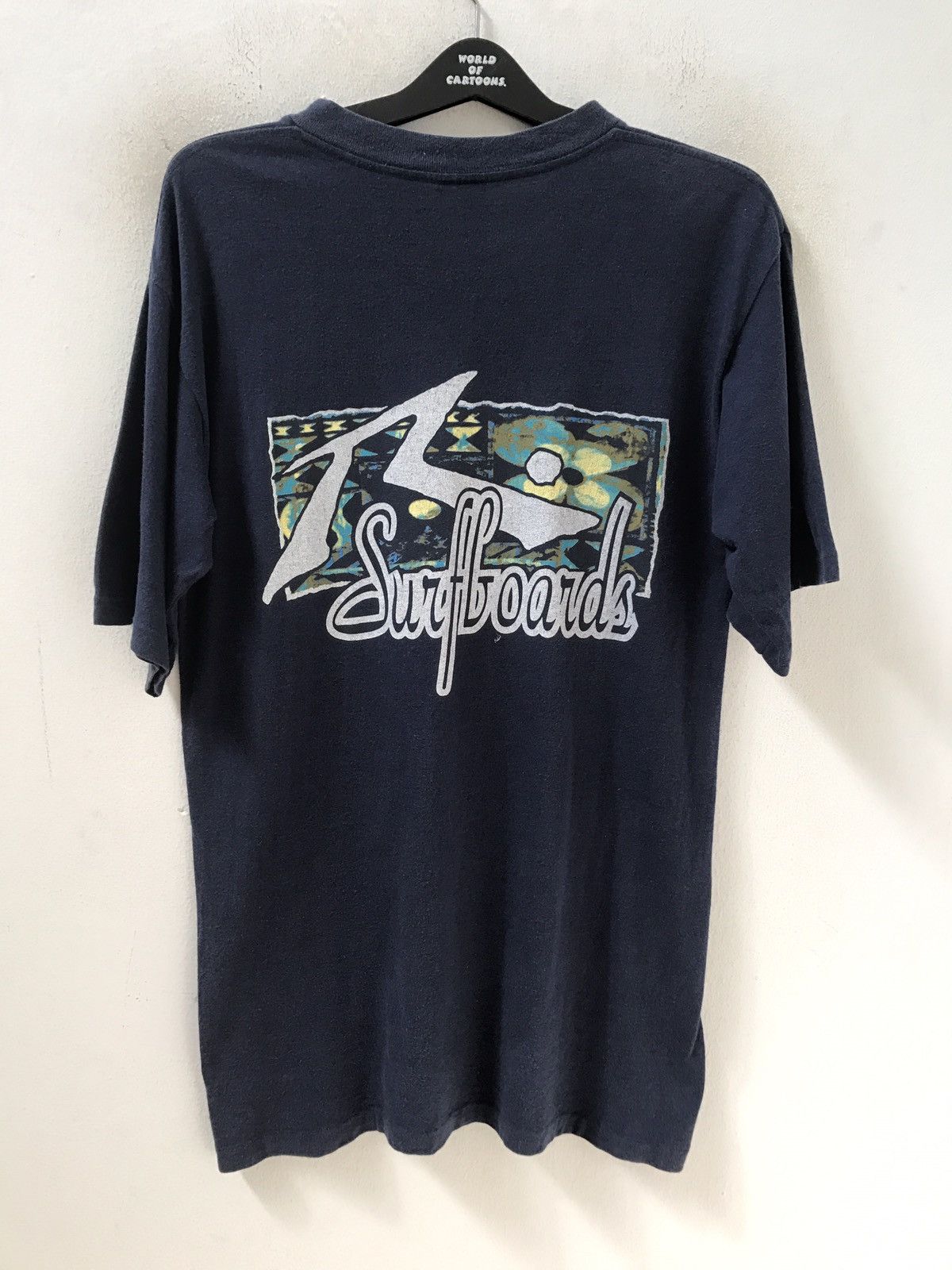 Rusty Vintage 90s Rusty Made in Usa 🇺🇸 Surfboards t Shirt Size US M / EU 48-50 / 2 - 1 Thumbnail