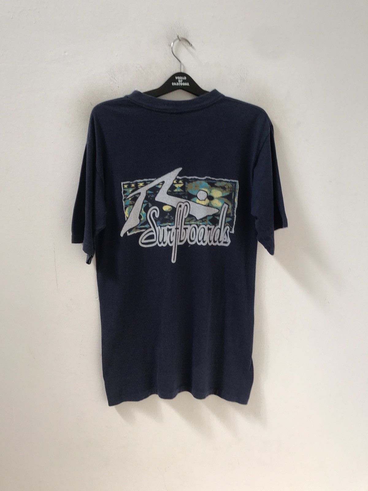 Rusty Vintage 90s Rusty Made in Usa 🇺🇸 Surfboards t Shirt Size US M / EU 48-50 / 2 - 2 Thumbnail