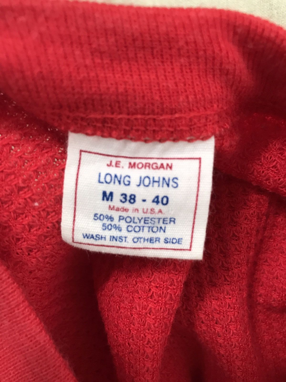 Vintage 80s 90s Long Johns Stretchable LS Thermal Henley Size US M / EU 48-50 / 2 - 7 Thumbnail