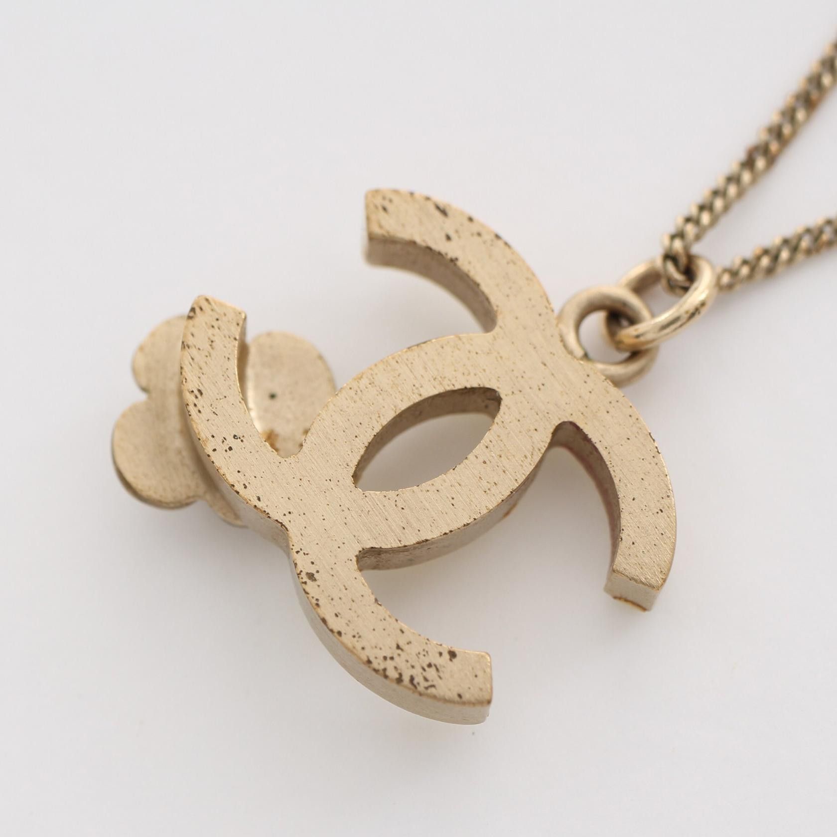 Chanel Chanel CC Camellia Chain Necklace Metal Necklace B13C in Good Condition Size ONE SIZE - 2 Thumbnail