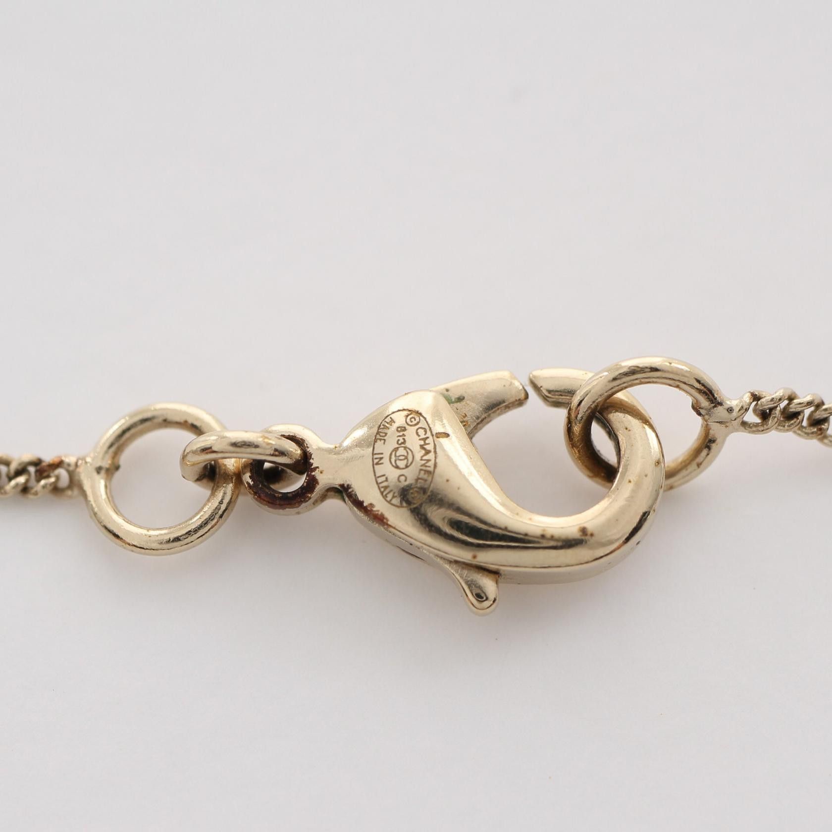 Chanel Chanel CC Camellia Chain Necklace Metal Necklace B13C in Good Condition Size ONE SIZE - 3 Thumbnail