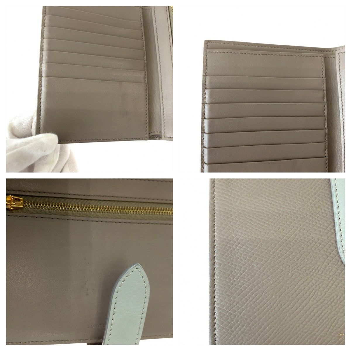 Celine Celine Celine Medium Strap Compact Wallet PVC Canvas Short Wallet 10B643BBRU in Very Good Condition Size ONE SIZE - 6 Thumbnail