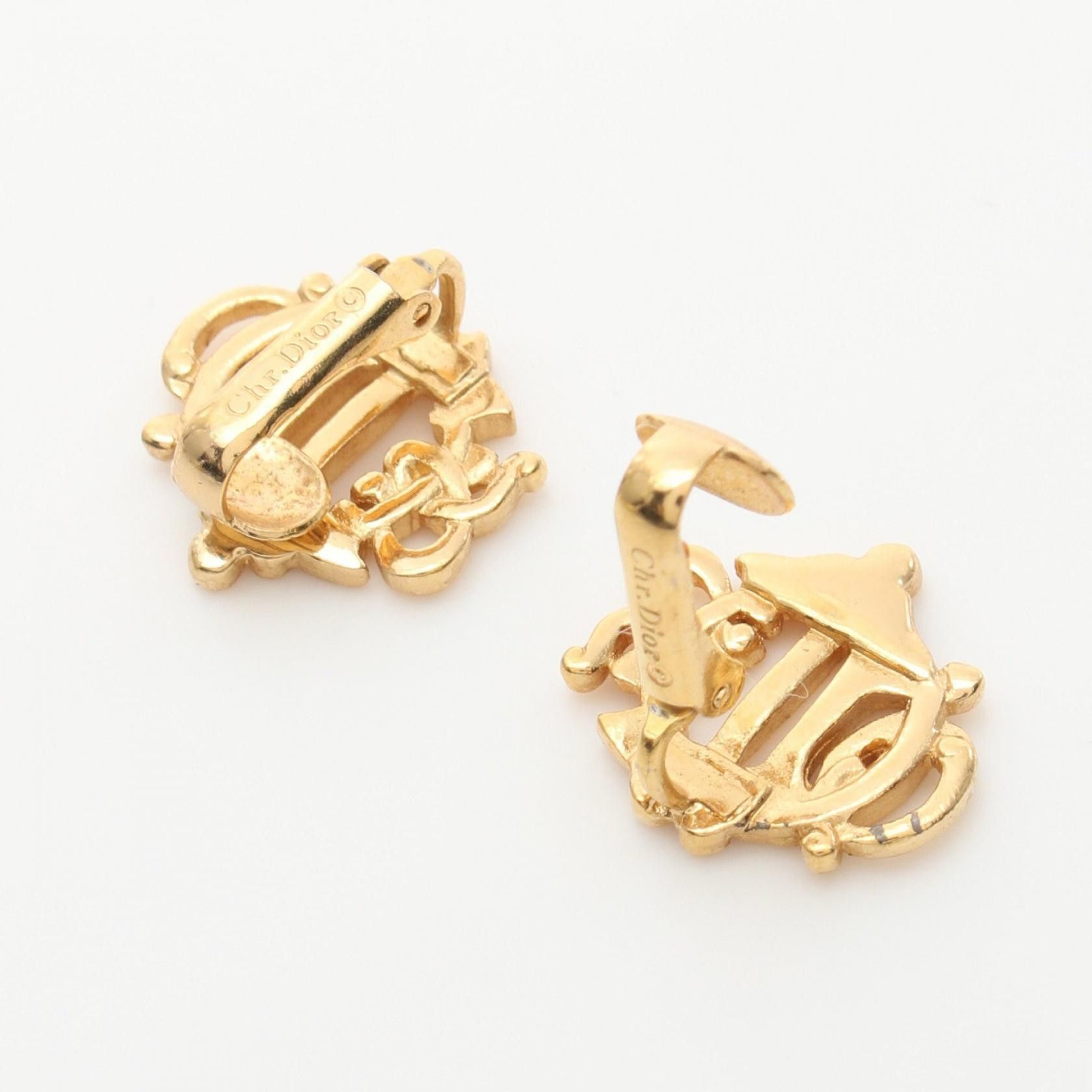 Dior Dior Logo Stud Earrings Metal Earrings in Great Condition Size ONE SIZE - 2 Thumbnail