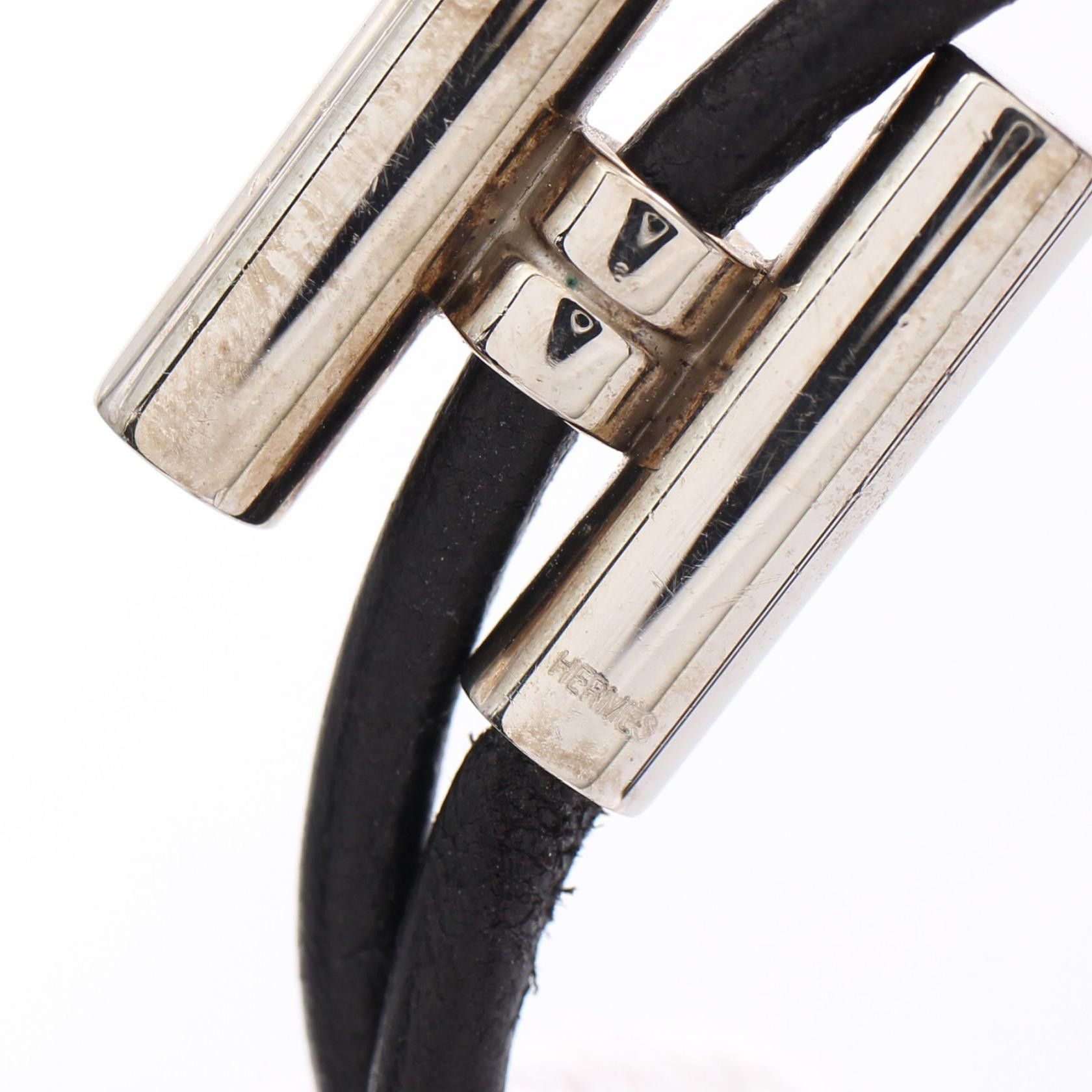 Hermes Hermes Tournis Tresse Bracelet Leather Bracelet in Good Condition Size ONE SIZE - 4 Thumbnail