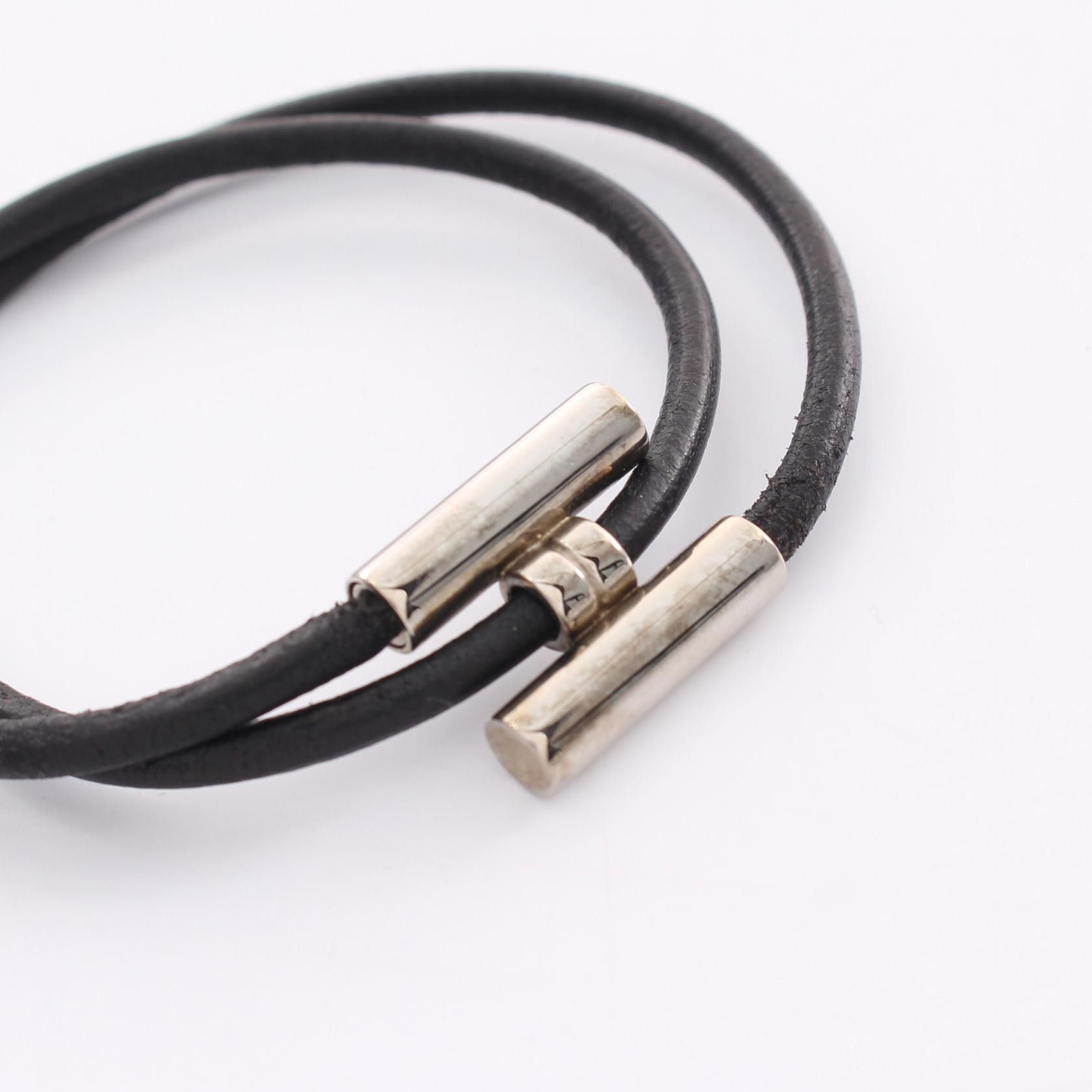 Hermes Hermes Tournis Tresse Bracelet Leather Bracelet in Good Condition Size ONE SIZE - 3 Thumbnail