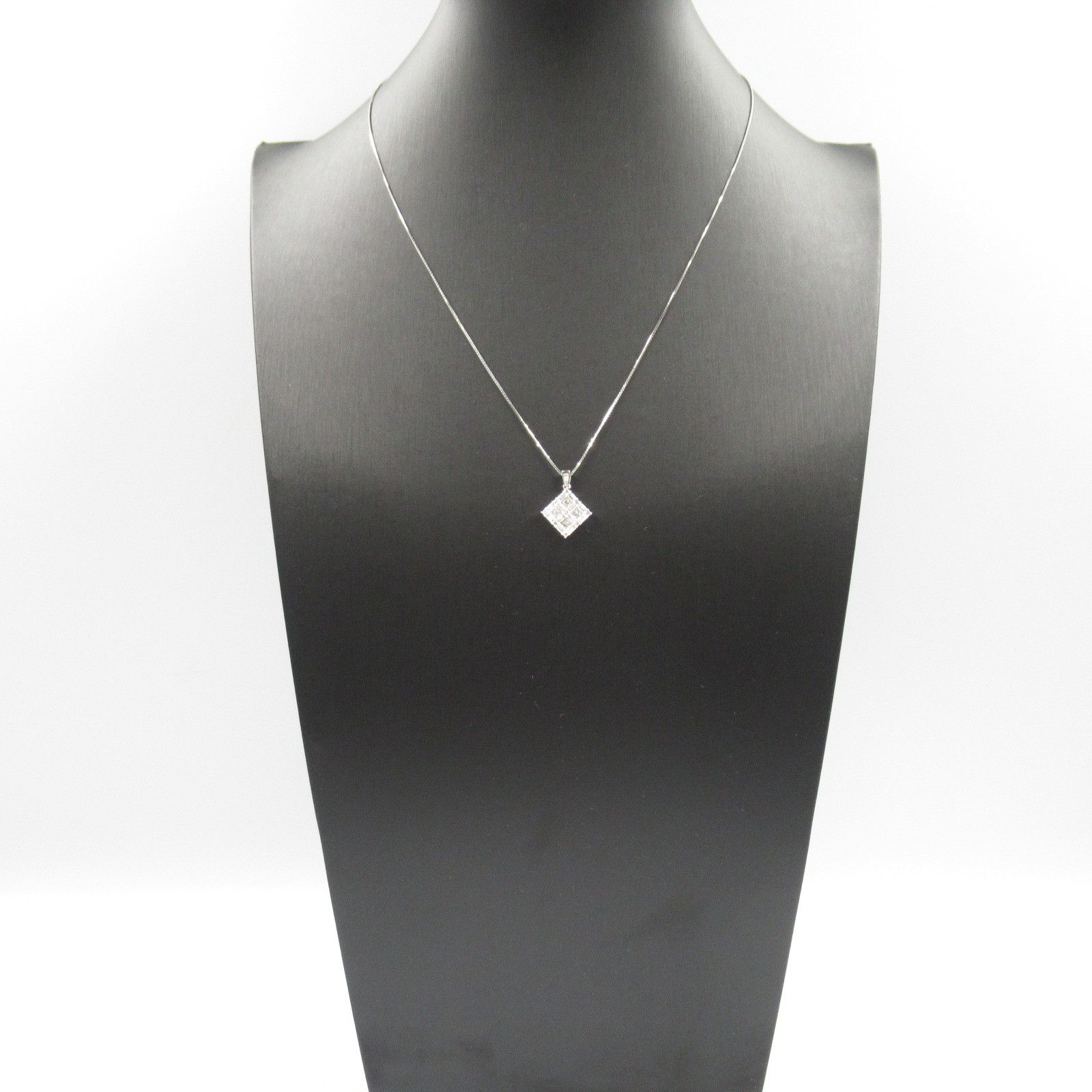 Other Other 18K Diamond Necklace Metal Necklace in Great Condition Size ONE SIZE - 6 Thumbnail