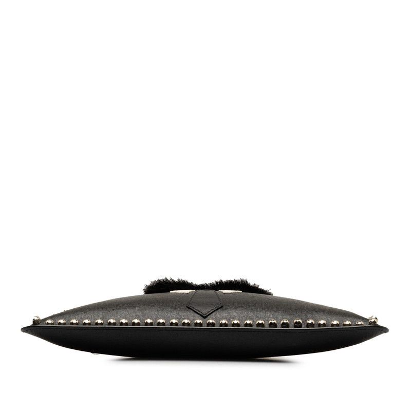 Fendi Fendi Fendi Karl Lagerfeld Leather Clutch Bag Leather Clutch Bag 7N0078 in Great Condition Size ONE SIZE - 4 Thumbnail
