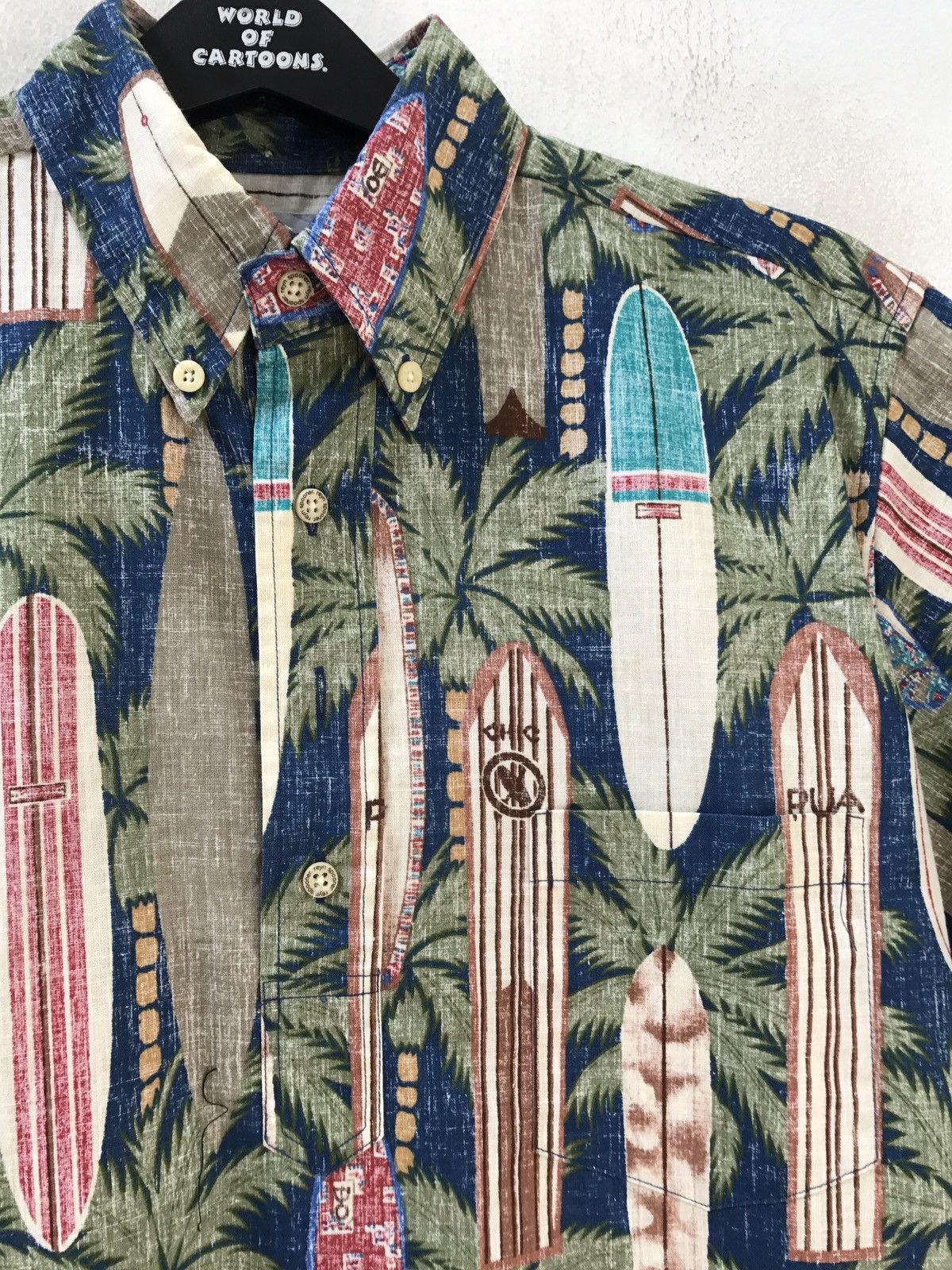 Reyn Spooner Vintage Reyn Spooner Palm Trees Surfboards Reverse Print Size US S / EU 44-46 / 1 - 3 Thumbnail