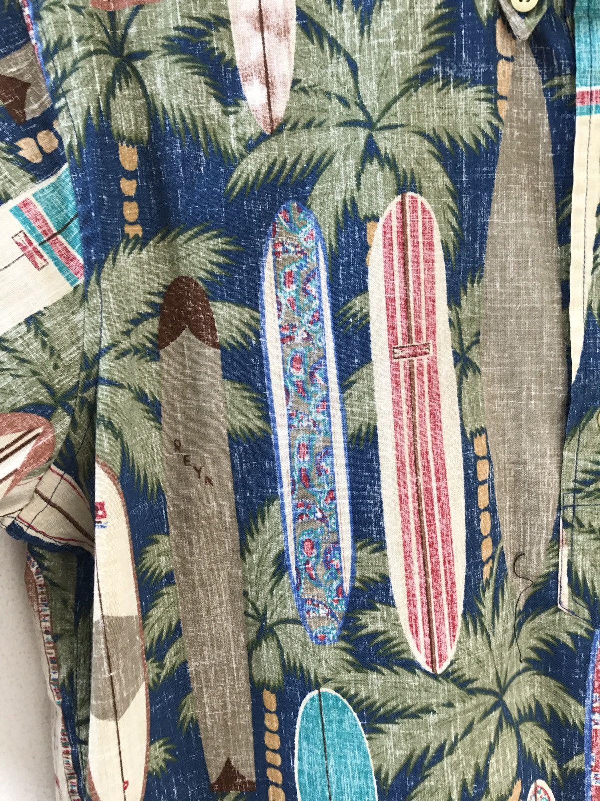 Reyn Spooner Vintage Reyn Spooner Palm Trees Surfboards Reverse Print Size US S / EU 44-46 / 1 - 2 Thumbnail