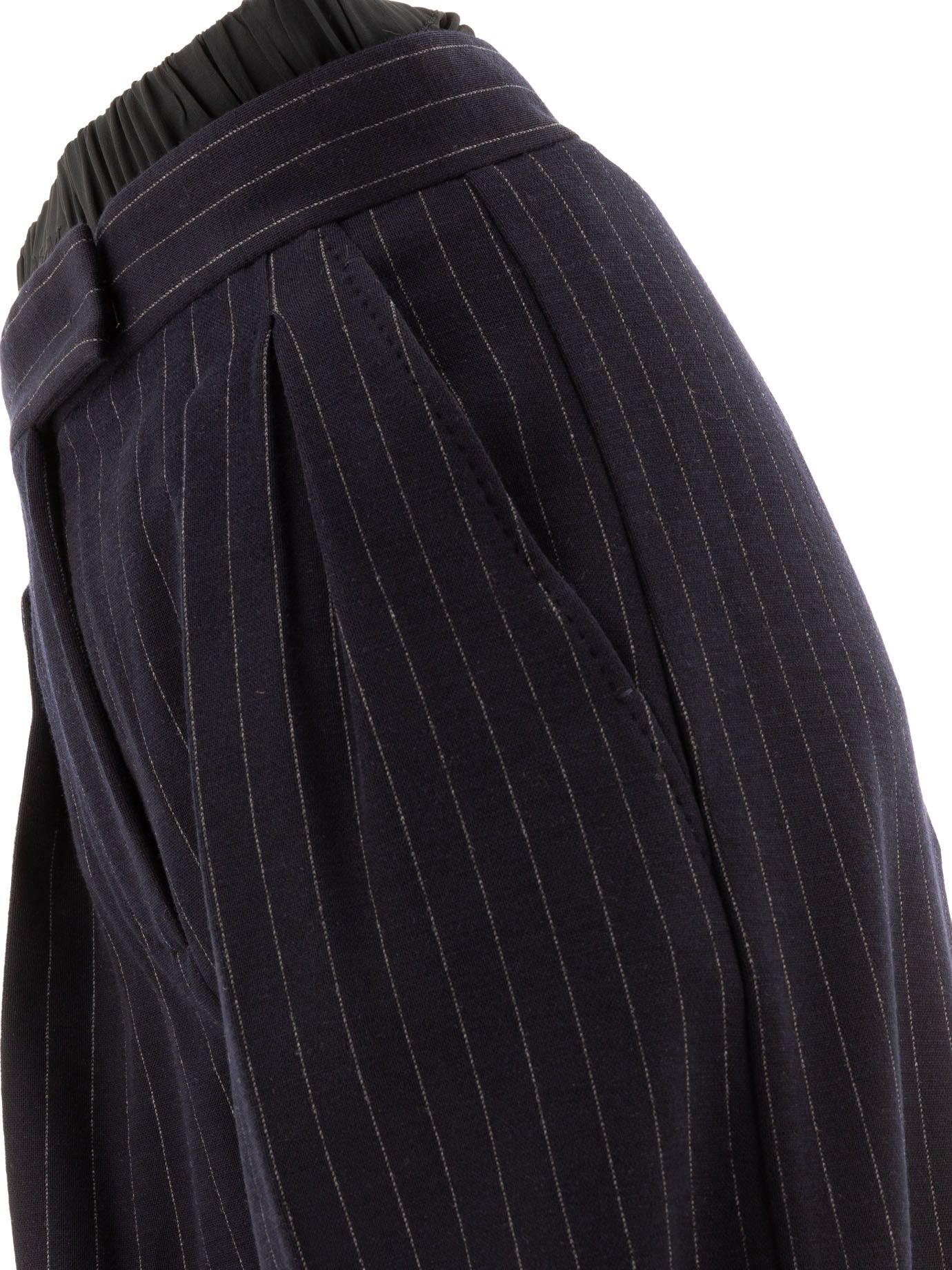 Max Mara Piroghe Pinstriped Trousers Size 30" / US 8 / IT 44 - 4 Thumbnail
