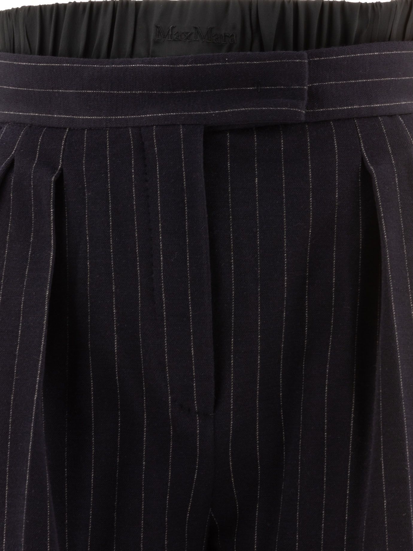 Max Mara Piroghe Pinstriped Trousers Size 30" / US 8 / IT 44 - 3 Thumbnail
