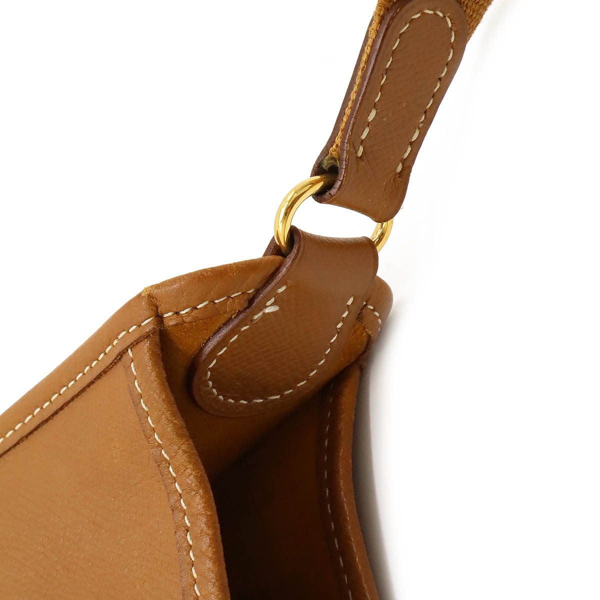 Hermes Hermes Hermes Vespa PM Shoulder Bag Brown Leather Leather Crossbody Bag in Very Good Condition Size ONE SIZE - 4 Thumbnail