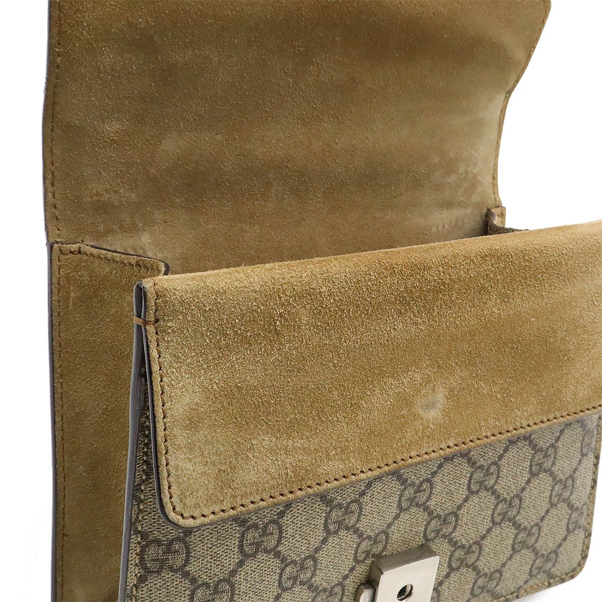 Gucci Gucci Gucci Dionysus GG Supreme Chain Bag Canvas Crossbody Bag 421970 in Very Good Condition Size ONE SIZE - 6 Thumbnail