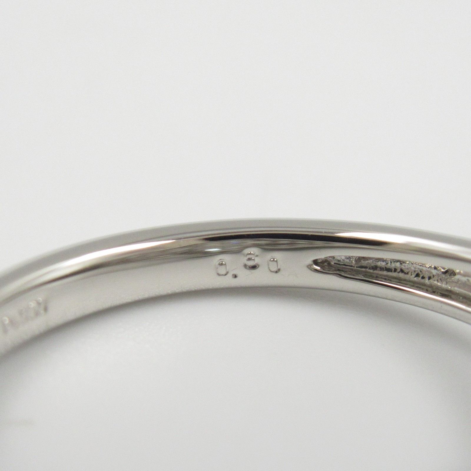 Other Other Platinum Diamond Ring Metal Ring in Great Condition Size ONE SIZE - 5 Thumbnail