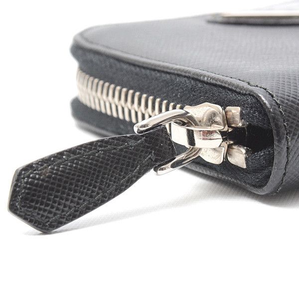 Prada Prada Prada Saffiano Leather Coin Case Black Leather Coin Case 74761 in Great Condition Size ONE SIZE - 7 Thumbnail