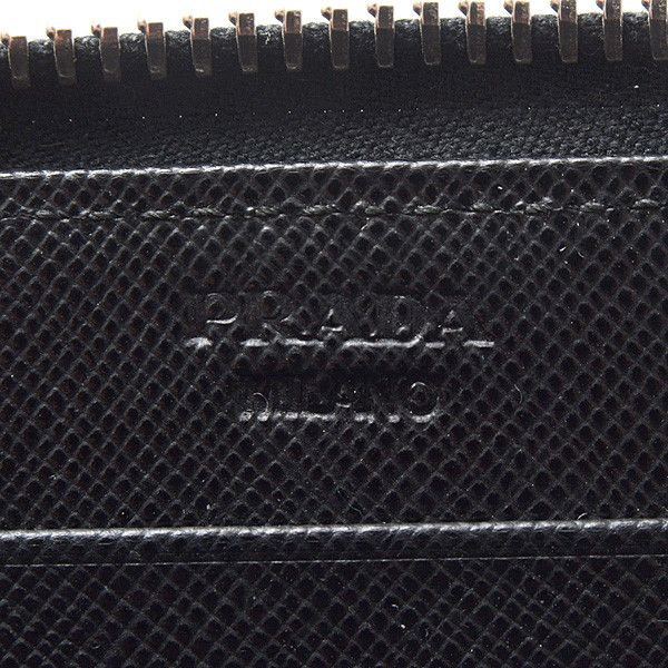 Prada Prada Prada Saffiano Leather Coin Case Black Leather Coin Case 74761 in Great Condition Size ONE SIZE - 6 Thumbnail
