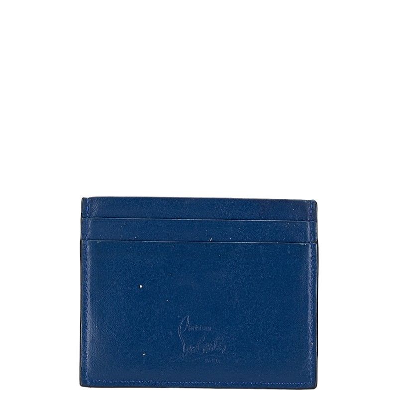 Christian Louboutin Christian Louboutin Christian Louboutin Studded Leather Card Case Leather Card Case in Very Good Condition Size ONE SIZE - 3 Thumbnail