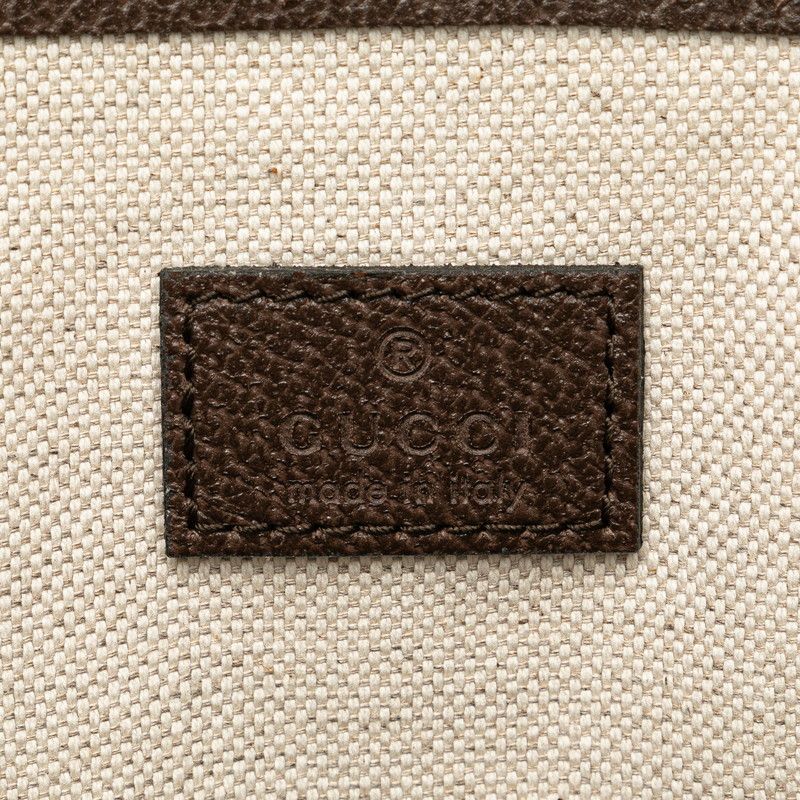 Gucci Gucci Gucci GG Supreme Tote Shoulder Bag Beige Brown Canvas Tote Bag 765043 in Great Condition Size ONE SIZE - 6 Thumbnail