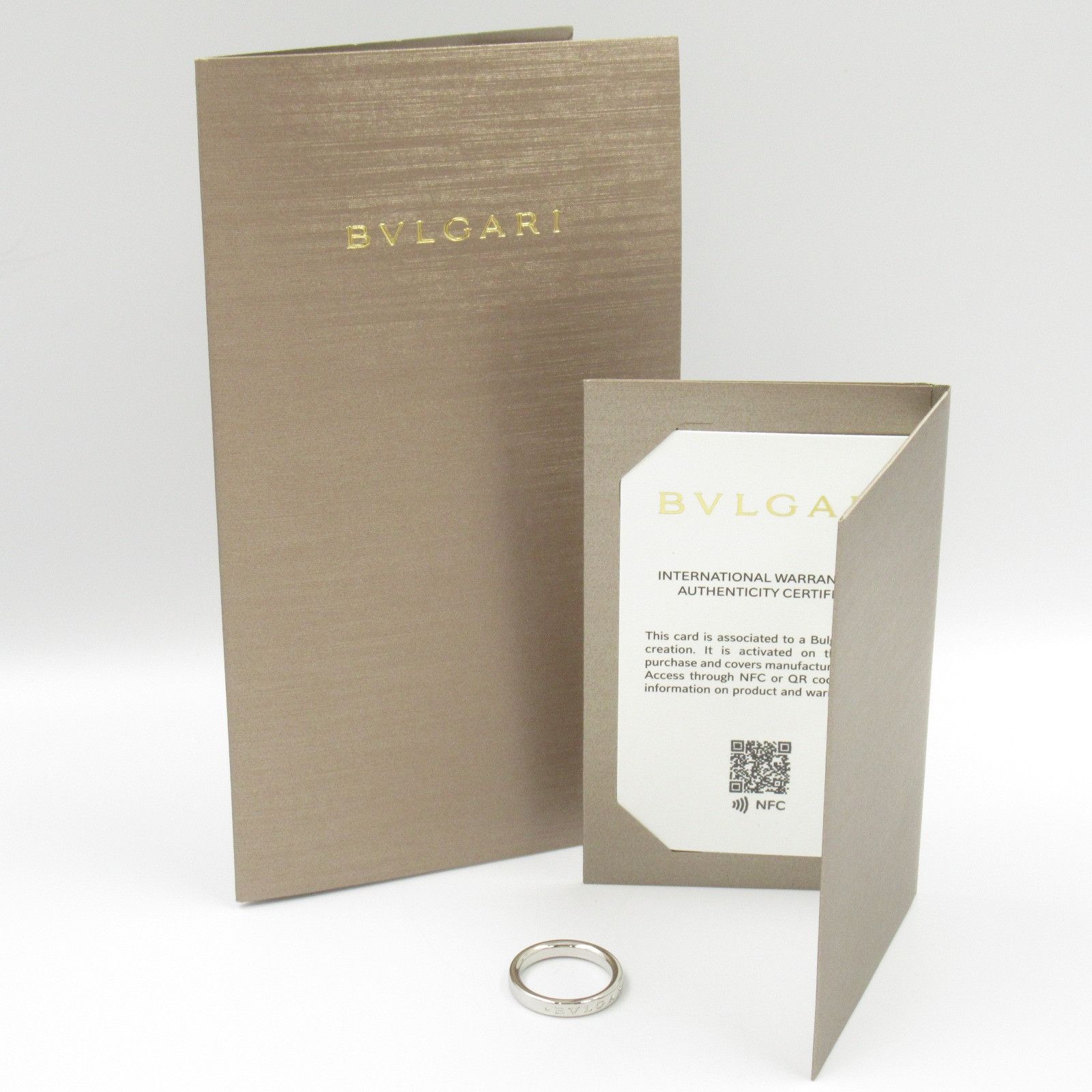 Bvlgari Bvlgari Platinum Fedi Band Metal Ring in Great Condition Size ONE SIZE - 7 Thumbnail