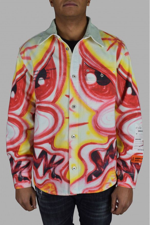 Heron Preston Multicolored denim jacket Size US M / EU 48-50 / 2 - 3 Thumbnail
