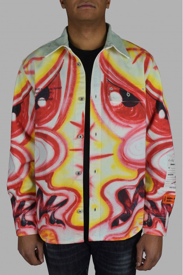 Heron Preston Multicolored denim jacket Size US M / EU 48-50 / 2 - 2 Thumbnail